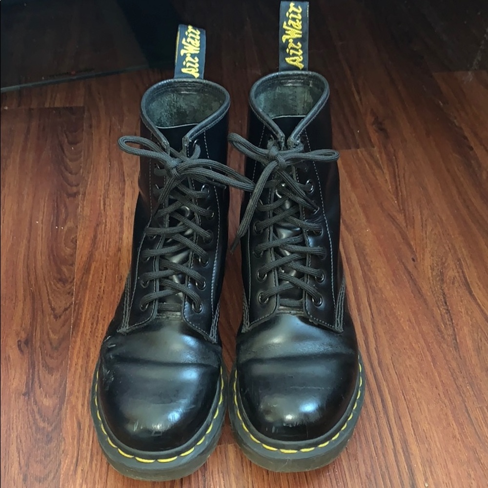 Doc Martens Black Combat Boots